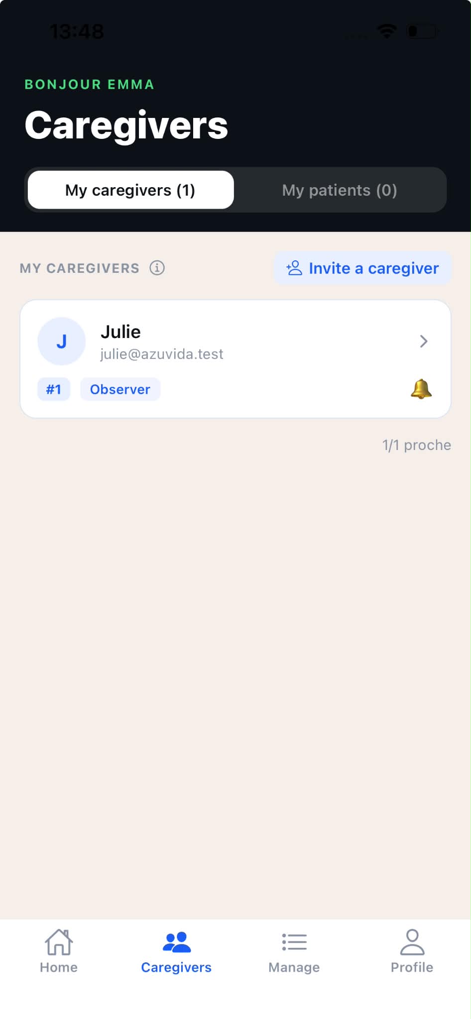 Lijst van naasten in Azuvida